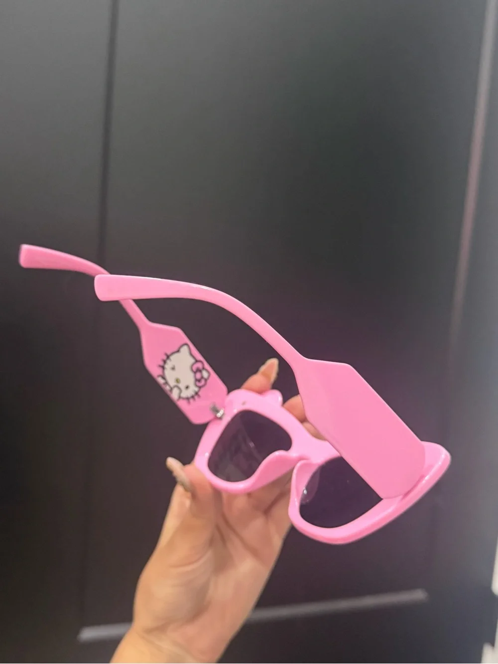 Hello Kitty Style Pink Sunglasses with Bow